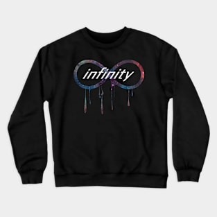 Infinity Melting Nebula Galaxy Crewneck Sweatshirt